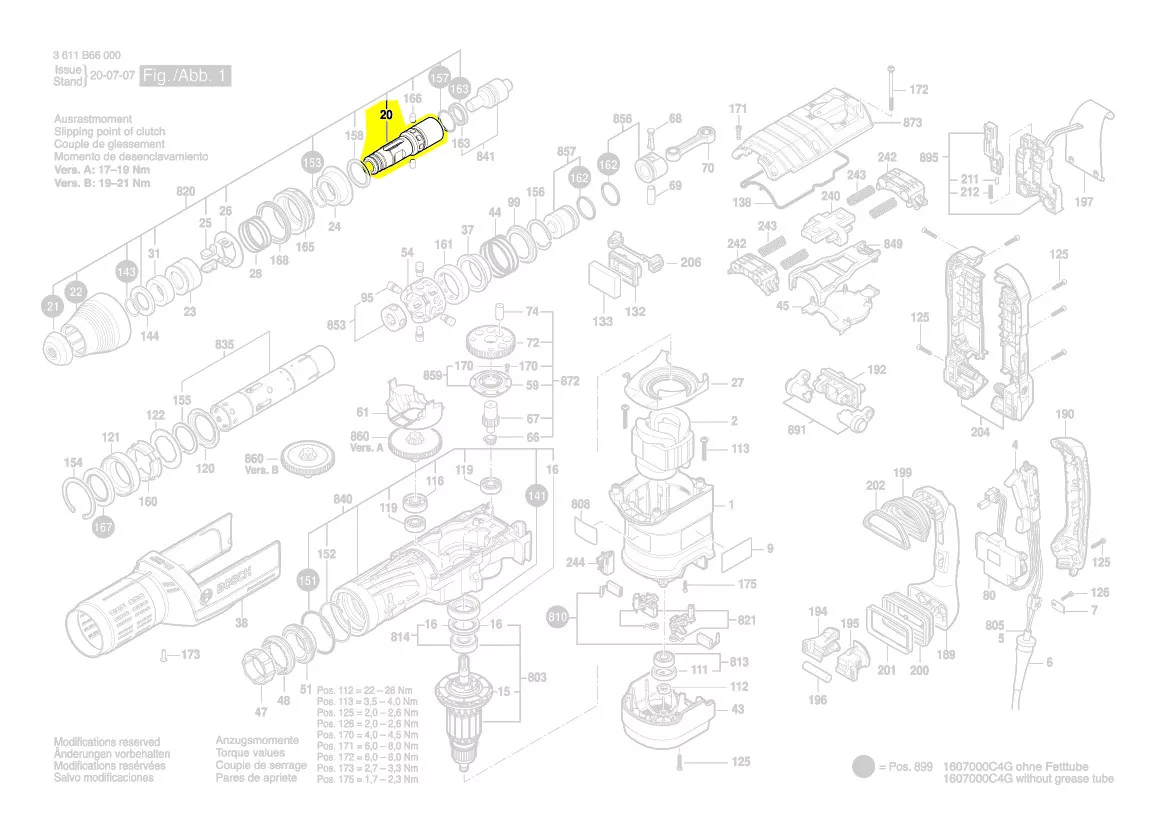Porte-outil réf. 1 618 597 105 Bosch